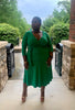 Spring midi green