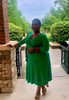 Spring midi green