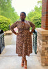 Spring midi leopard